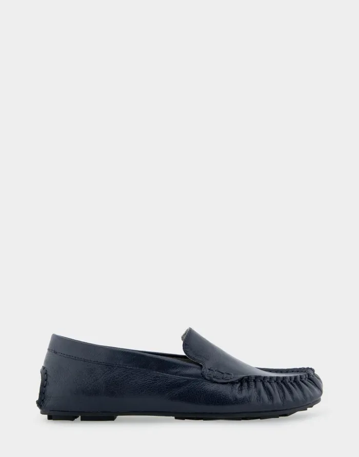 Aerosoles Comfortable Women039s Driver In Navy Leather Navy Leather Women Wide Width Flats Aerosoles Comfortable Women039s Driver In Navy Leather Navy Leather Women Wide Width Flats