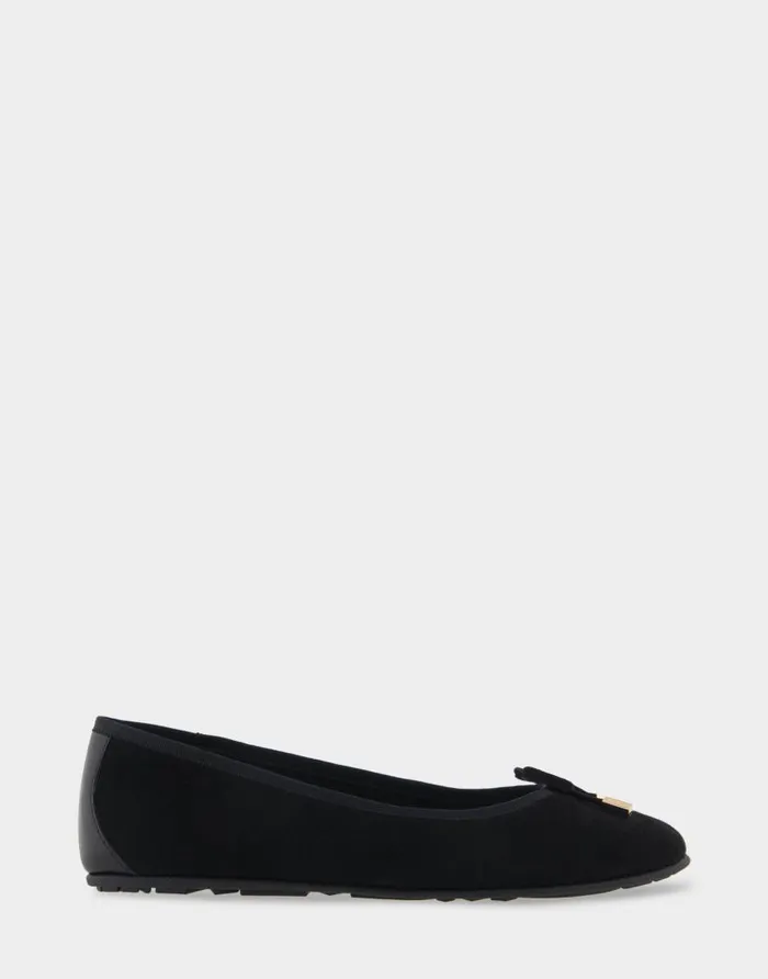 Aerosoles Comfortable Women039s Hidden Wedge Ballet Flat In Black Genuine Suede Black Genuine Suede Women Dress Aerosoles Comfortable Women039s Hidden Wedge Ballet Flat In Black Genuine Suede Black Genuine Suede Women Dress
