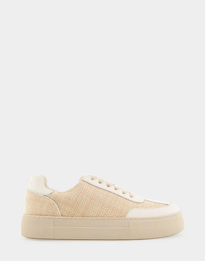 Aerosoles Comfortable Women039s Lace Up Hidden Wedge Sneaker In Sand Raffia Combo Raffia Fabric Sand Raffia Women Flatforms Aerosoles Comfortable Women039s Lace Up Hidden Wedge Sneaker In Sand Raffia Combo Raffia Fabric Sand Raffia Women Flatforms
