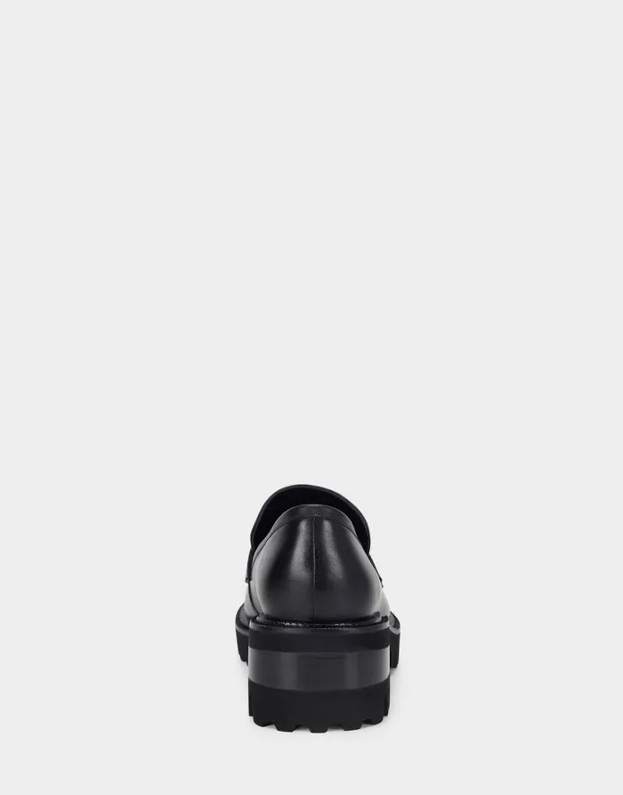 Aerosoles Comfortable Women039s Loafer In Black Genuine Leather Black Leather Women Clogs and Mules