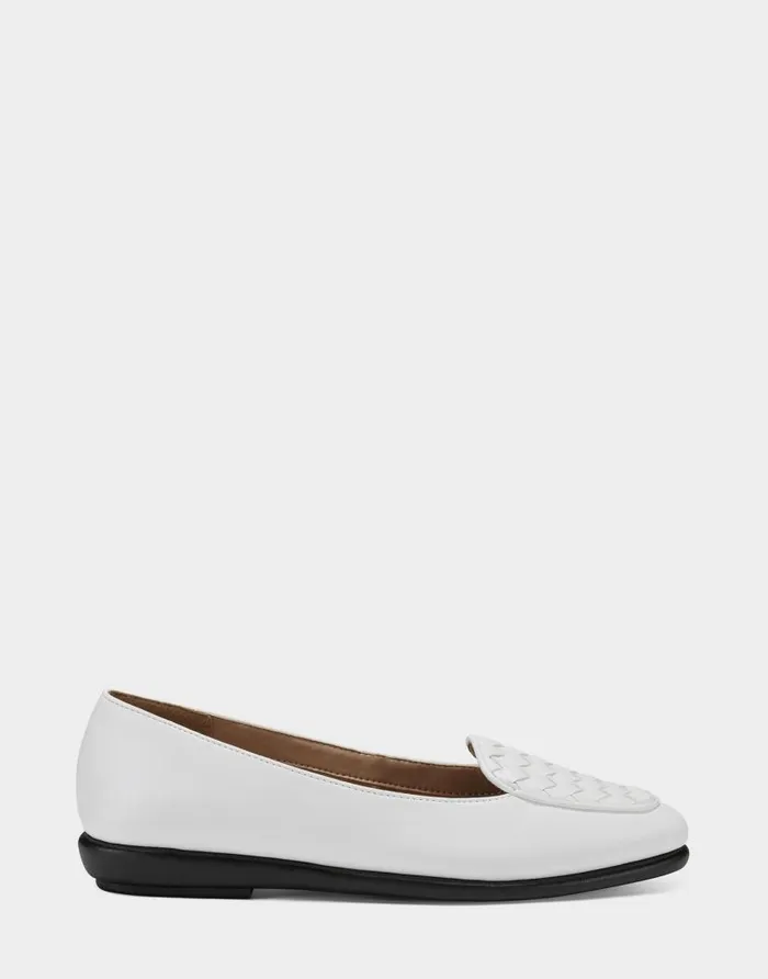 Aerosoles Comfortable Women039s Loafer In White Faux Leather White Faux Leather Women Dress Aerosoles Comfortable Women039s Loafer In White Faux Leather White Faux Leather Women Dress