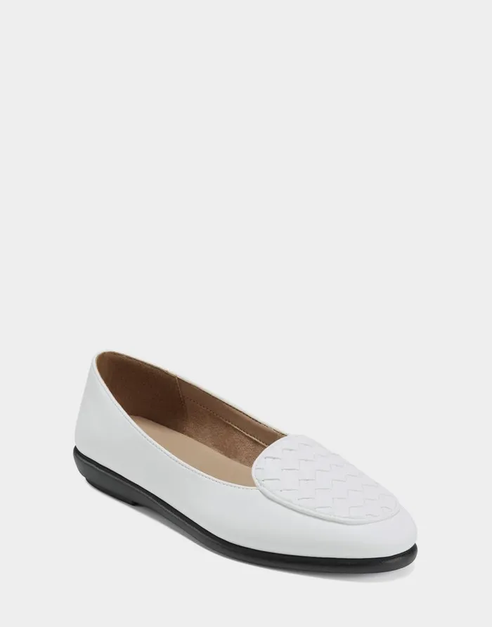 Aerosoles Comfortable Women039s Loafer In White Faux Leather White Faux Leather Women Dress Aerosoles Comfortable Women039s Loafer In White Faux Leather White Faux Leather Women Dress