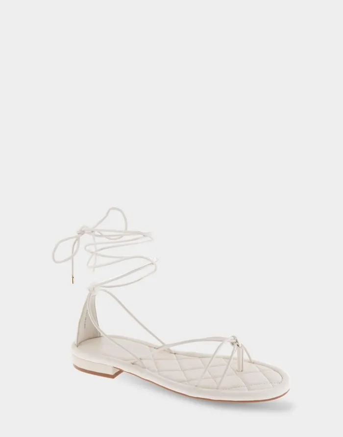Aerosoles Comfortable Women039s Multi Strap Lace Up Sandal In Eggnog Faux Leather Eggnog Faux Leather Women Clogs and Mules