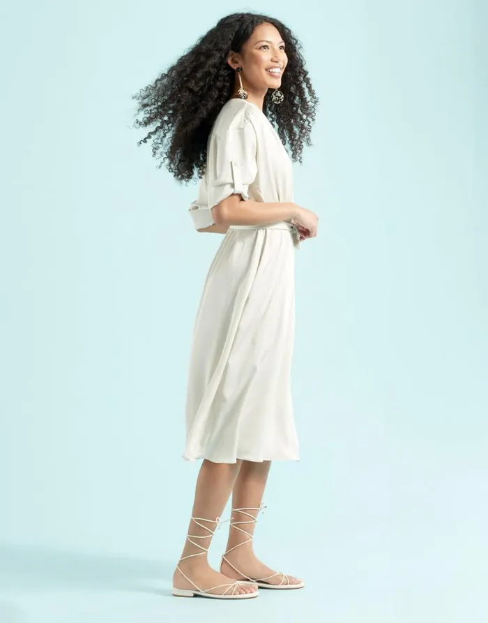 Aerosoles Comfortable Women039s Multi Strap Lace Up Sandal In Eggnog Faux Leather Eggnog Faux Leather Women Clogs and Mules
