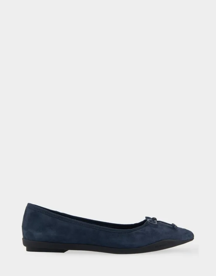 Aerosoles Comfortable Women039s Point Toe Flat In Navy Genuine Suede Navy Genuine Suede Women Ballet Aerosoles Comfortable Women039s Point Toe Flat In Navy Genuine Suede Navy Genuine Suede Women Ballet