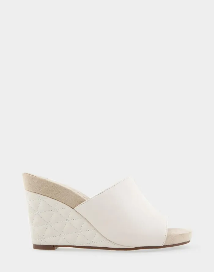 Aerosoles Comfortable Women039s Quilted Heel Footbed Wedge Slide In Eggnog Faux Leather Eggnog Faux Leather Women Wedges Aerosoles Comfortable Women039s Quilted Heel Footbed Wedge Slide In Eggnog Faux Leather Eggnog Faux Leather Women Wedges
