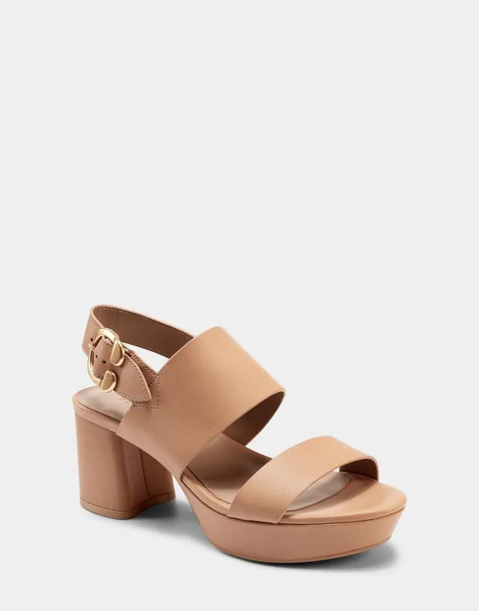 Aerosoles Comfortable Women039s Sandal In Nude Genuine Leather Nude Leather Women Platforms