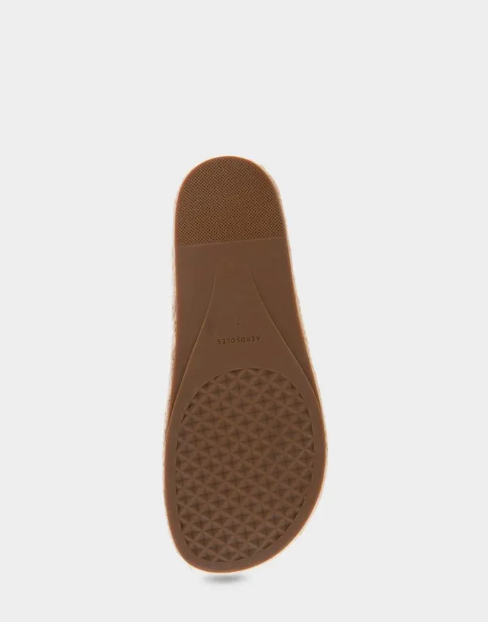 Aerosoles Comfortable Women039s Strappy Flatform Sandal In Gingerbread Leather Gingerbread Leather Women Clogs and Mules