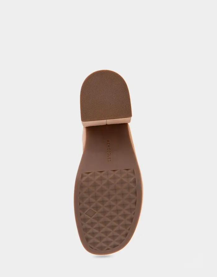 Aerosoles Comfortable Women039s Strappy Molded Footbed Platform Sandal In Tan Suede Tan Suede Women Platforms