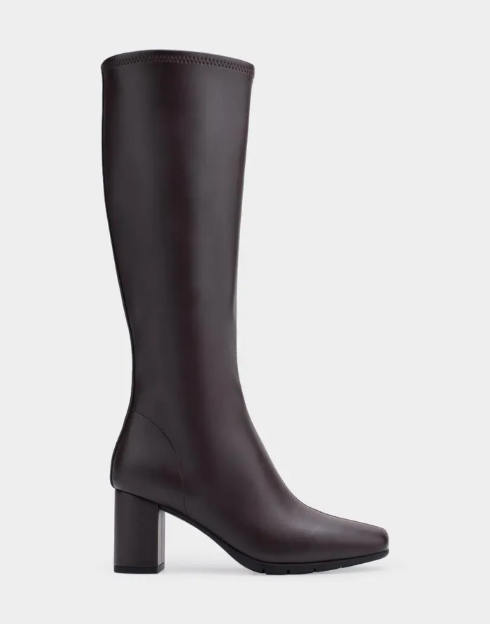 Aerosoles Comfortable Women039s Tall Boot In Brown Stretch Brown Faux Leather Women Tall Boots Aerosoles Comfortable Women039s Tall Boot In Brown Stretch Brown Faux Leather Women Tall Boots