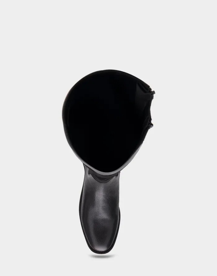 Aerosoles Comfortable Women039s Tall Shaft Boot In Black Faux Leather Black Faux Leather Women Tall Boots