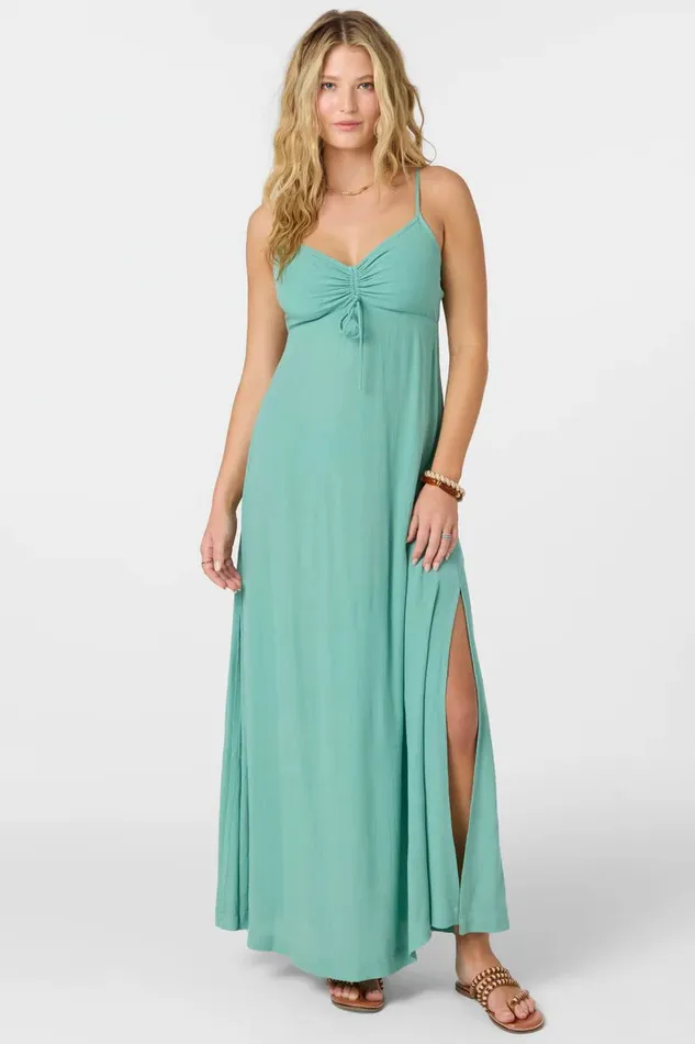 AINSLEY SOLID MAXI DRESS Oil Blue Women O039NEILL Clothing