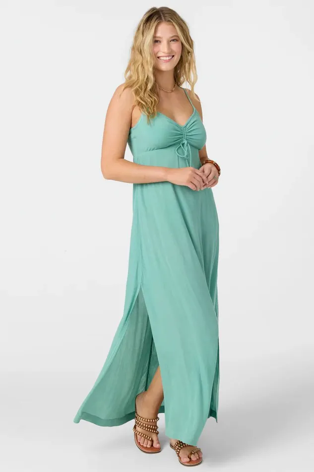 AINSLEY SOLID MAXI DRESS Oil Blue Women O039NEILL Clothing