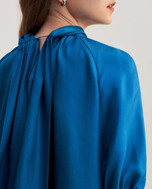 Ajuga Silk Twill Blouse Top Women Blouses Lilysilk Shirts