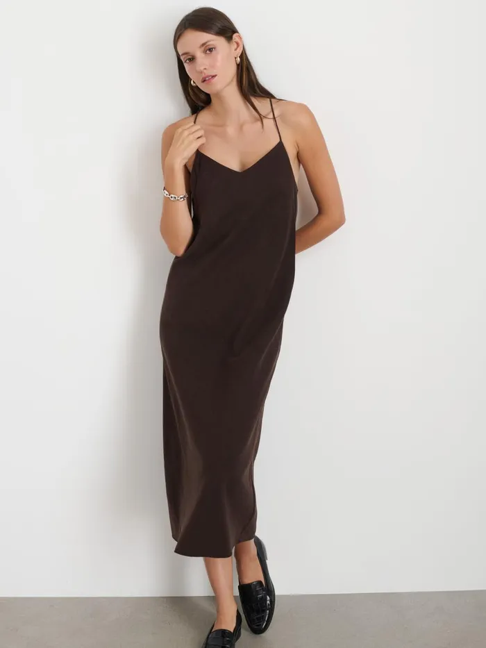 Alex Mill Dresses Skirts Women Alexis Dress In Lyocell Hickory