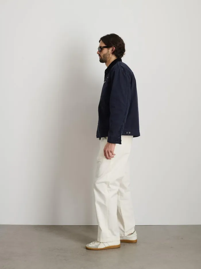 Alex Mill Jackets Coats Men Miller Zip Jacket In Canvas Dark Navy