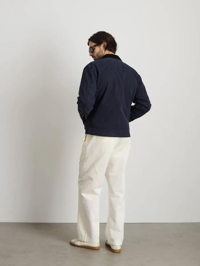 Alex Mill Jackets Coats Men Miller Zip Jacket In Canvas Dark Navy