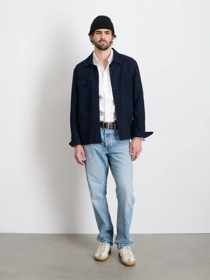 Alex Mill Jackets Coats Men Work Jacket In Chamois Navy