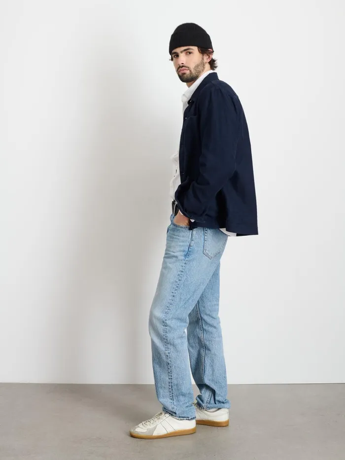 Alex Mill Jackets Coats Men Work Jacket In Chamois Navy