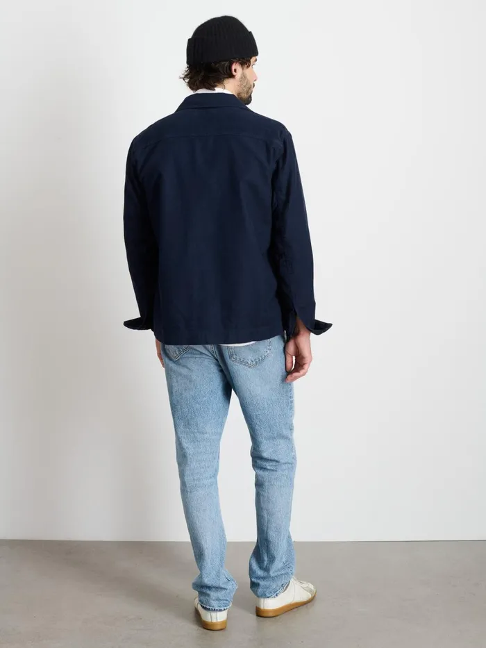 Alex Mill Jackets Coats Men Work Jacket In Chamois Navy