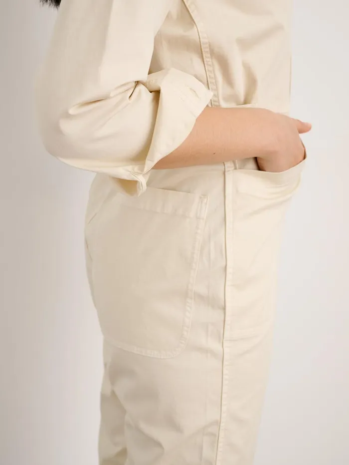 Alex Mill Jumpsuits Women Standard Jumpsuit In Cotton Twill Oatmilk