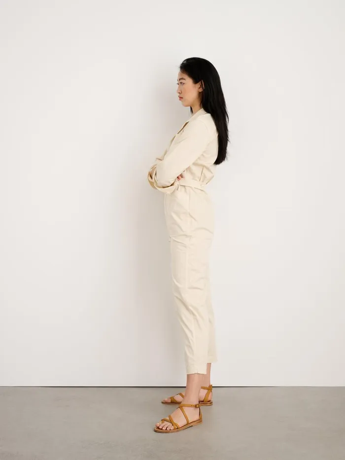 Alex Mill Jumpsuits Women Standard Jumpsuit In Cotton Twill Oatmilk