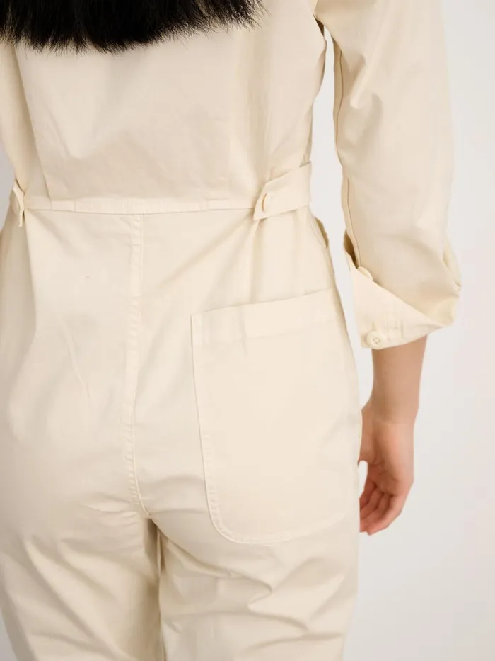 Alex Mill Jumpsuits Women Standard Jumpsuit In Cotton Twill Oatmilk