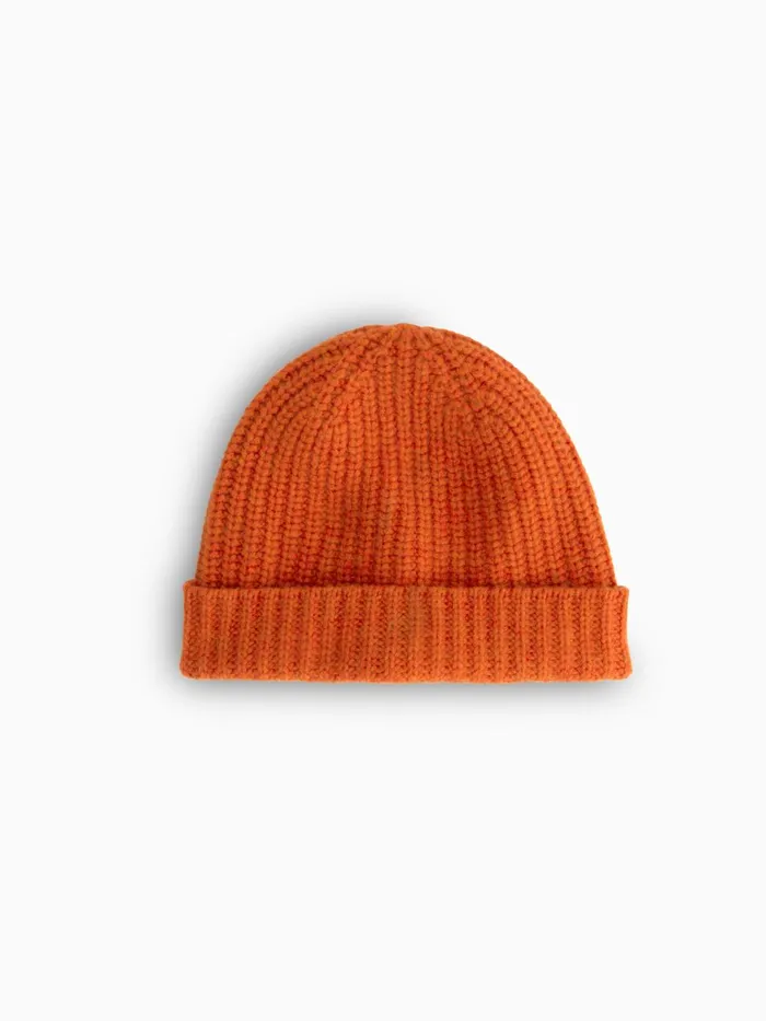 Alex Mill Men Cashmere Beanie Persimmon