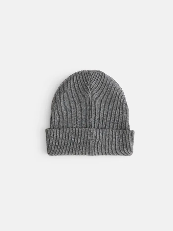 Alex Mill Men Wool Cotton Beanie Heather Grey