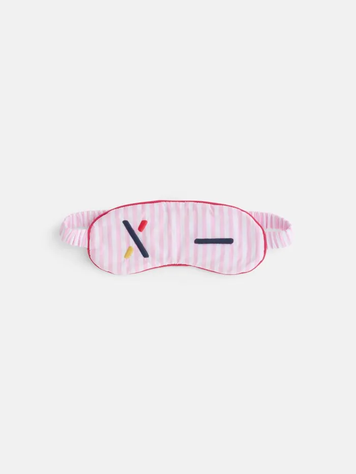 Alex Mill Pajamas Slippers Men P039jimmies Sleep Mask In Stripe Pink Stripe