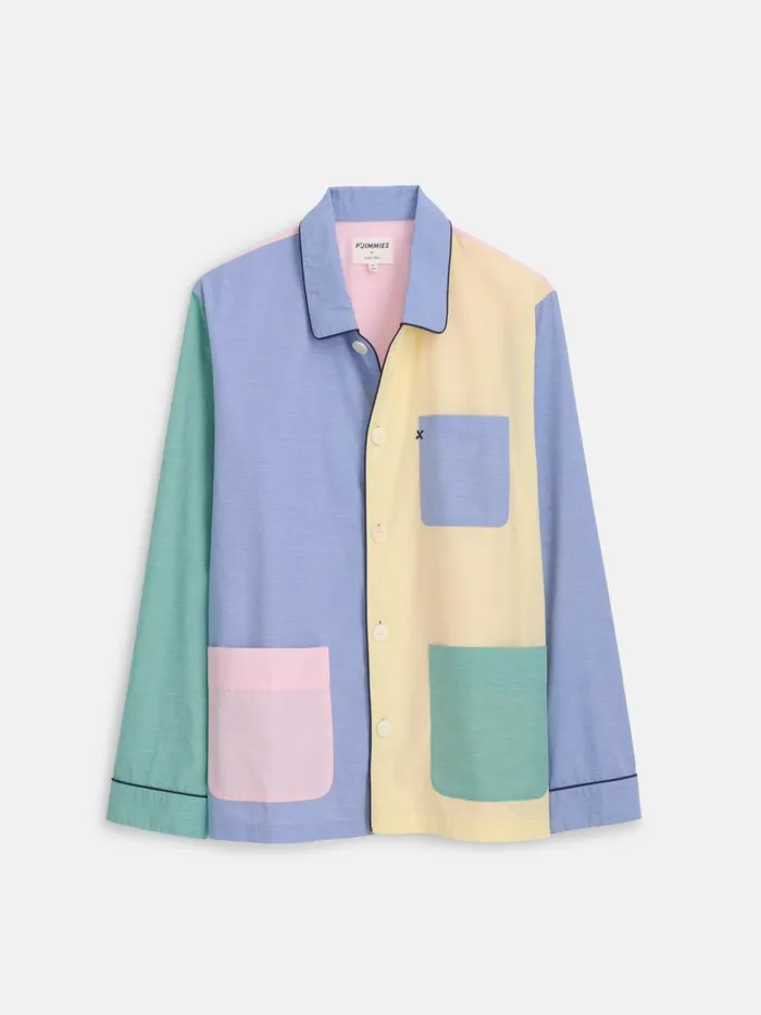 Alex Mill Pajamas Slippers Women P039jimmies Sleep Shirt In Colorblock