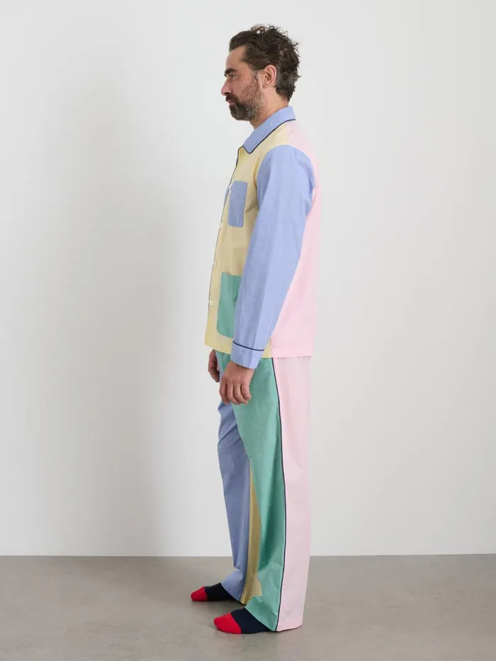 Alex Mill Pajamas Slippers Women P039jimmies Sleep Shirt In Colorblock