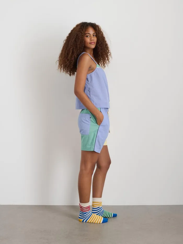 Alex Mill Pajamas Slippers Women P039jimmies Sleep Short In Colorblock