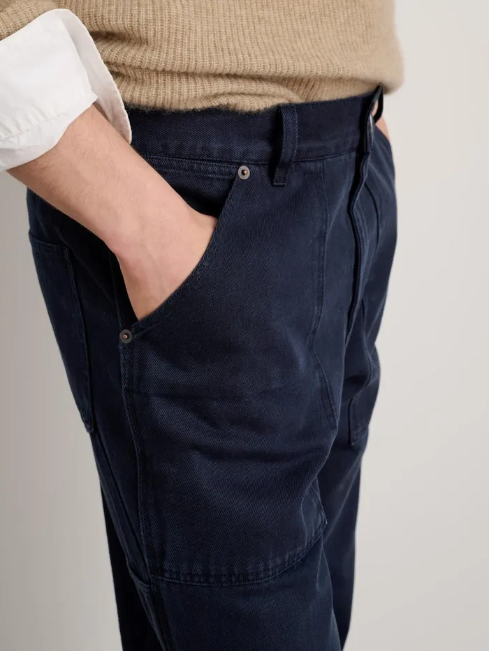 Alex Mill Pants Men Painter Pant In Recycled Denim Dark Navy