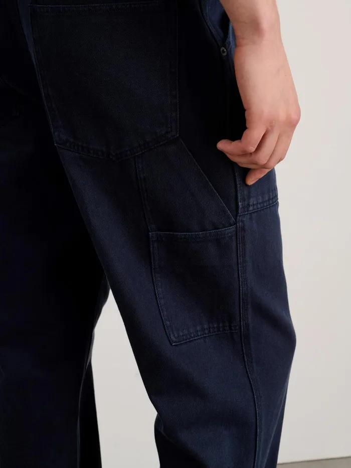 Alex Mill Pants Men Painter Pant In Recycled Denim Dark Navy