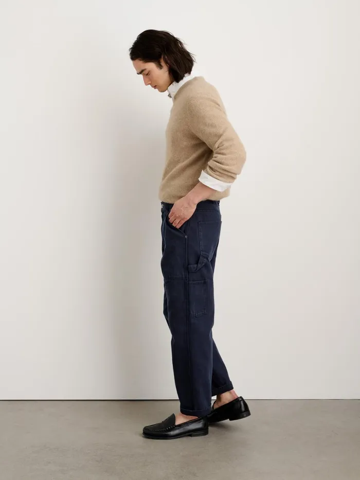 Alex Mill Pants Men Painter Pant In Recycled Denim Dark Navy