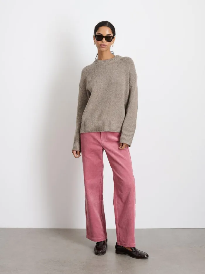 Alex Mill Pants Women Camden Pant In Corduroy Dusty Rose
