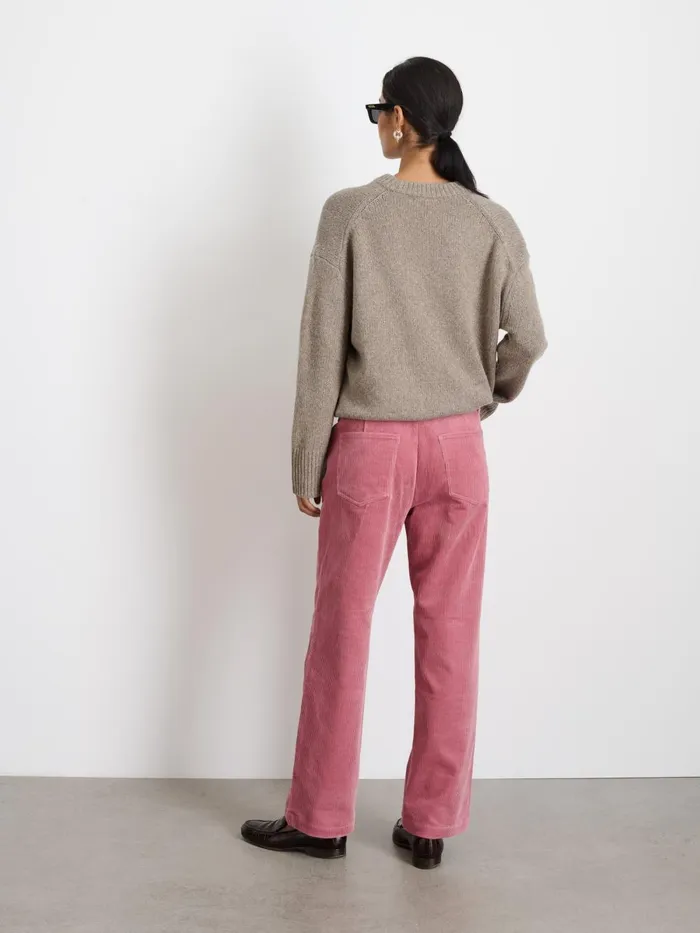 Alex Mill Pants Women Camden Pant In Corduroy Dusty Rose