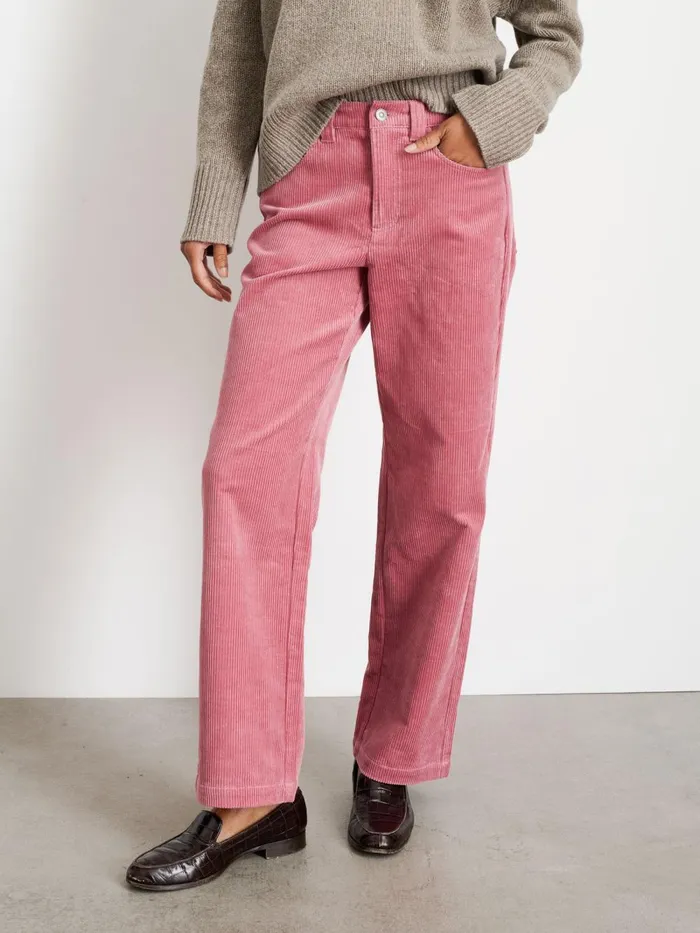 Alex Mill Pants Women Camden Pant In Corduroy Dusty Rose