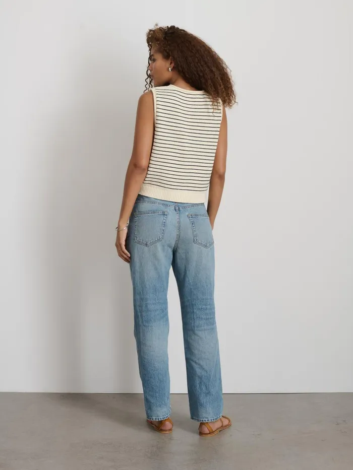 Alex Mill Sweaters Women Bridget Striped Vest In Cotton