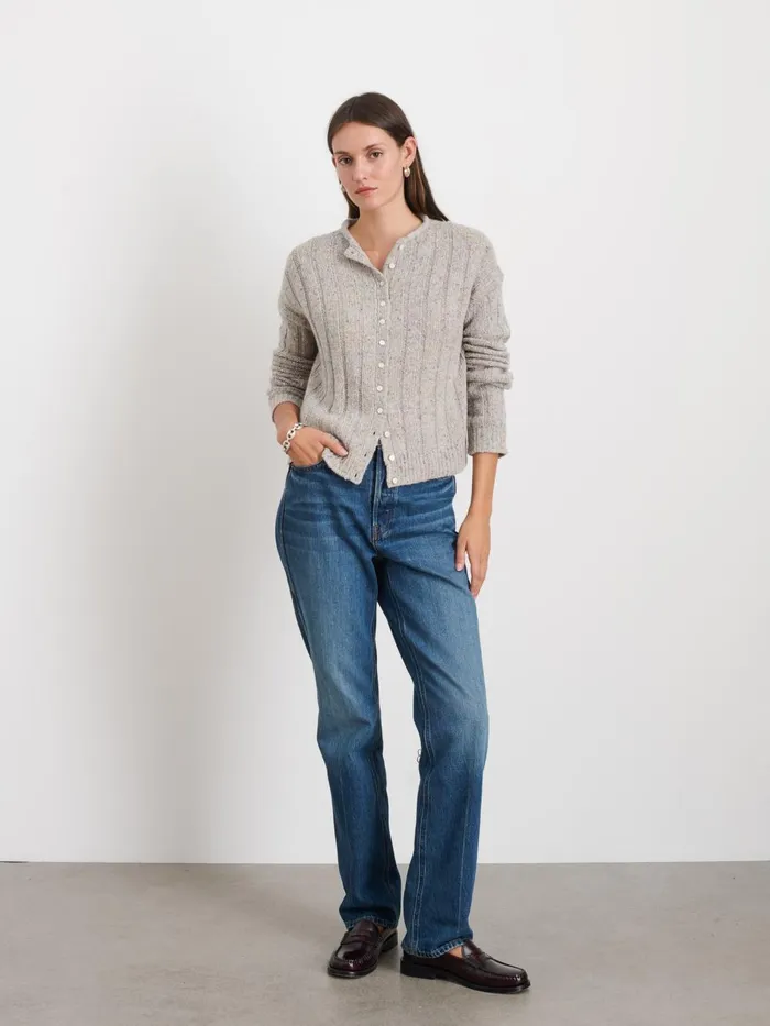 Alex Mill Sweaters Women Reese Cardigan In Donegal Wintersweet