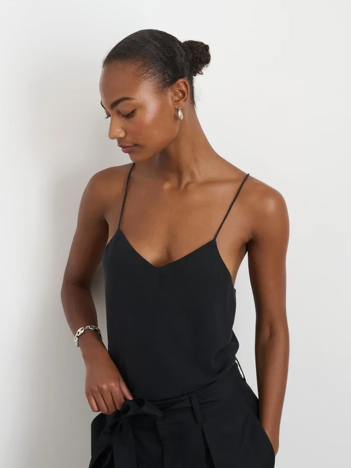 Alex Mill Tees Tanks Women Lauren Cami In Tencel Rich Black