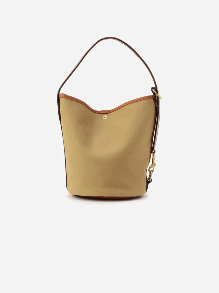 Alex Mill Women Brady Frome Canvas Shoulder Bag Khaki