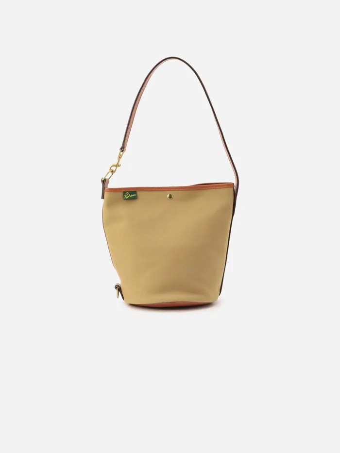 Alex Mill Women Brady Frome Canvas Shoulder Bag Khaki