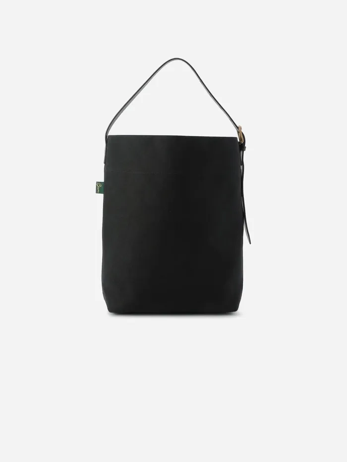 Alex Mill Women Brady Leven Large Canvas Shoulder Bag Black