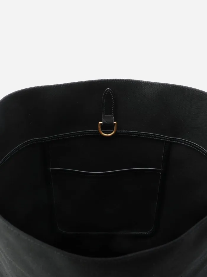 Alex Mill Women Brady Leven Large Canvas Shoulder Bag Black