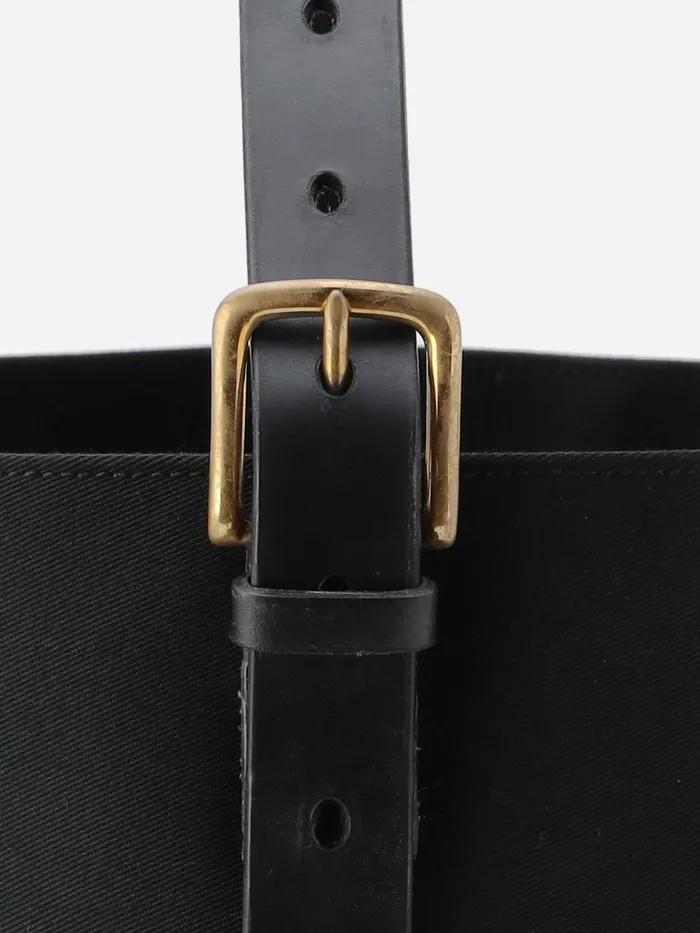 Alex Mill Women Brady Leven Large Canvas Shoulder Bag Black