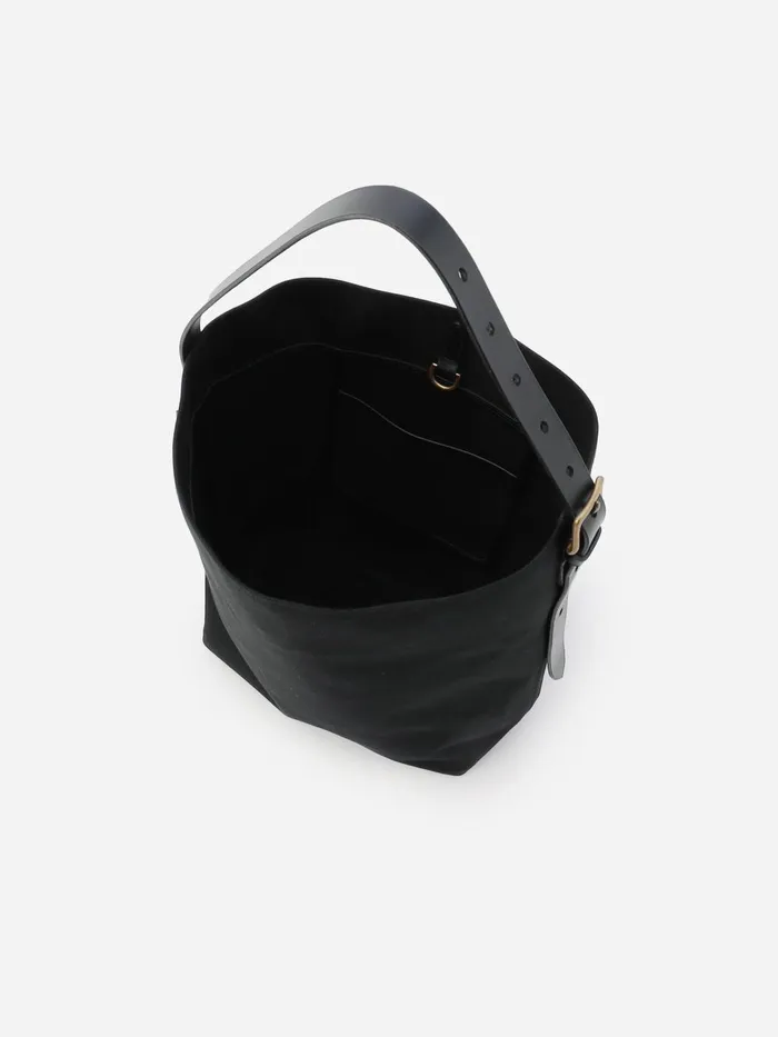 Alex Mill Women Brady Leven Large Canvas Shoulder Bag Black