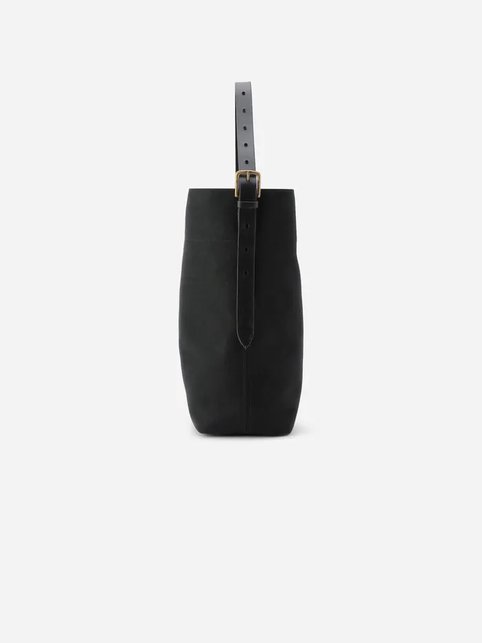 Alex Mill Women Brady Leven Large Canvas Shoulder Bag Black