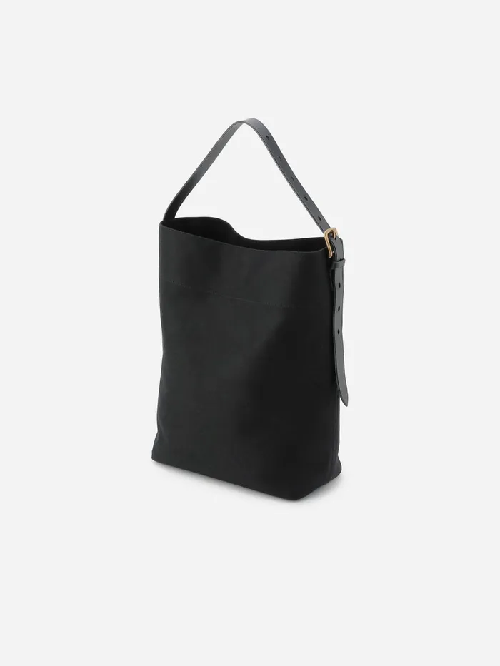 Alex Mill Women Brady Leven Large Canvas Shoulder Bag Black